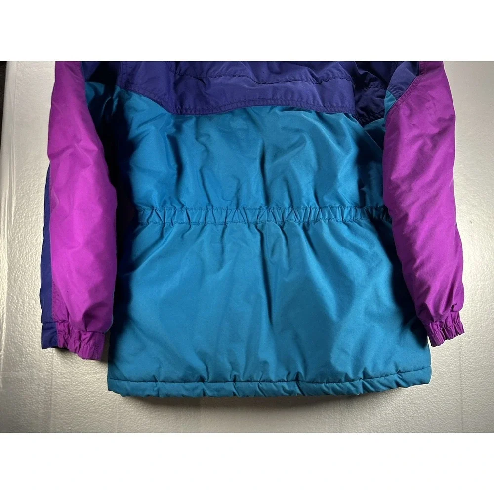 Vintage Columbia Coat Girls 14/16‎ Purple Williwaw Retro Color Block Ski Jacket